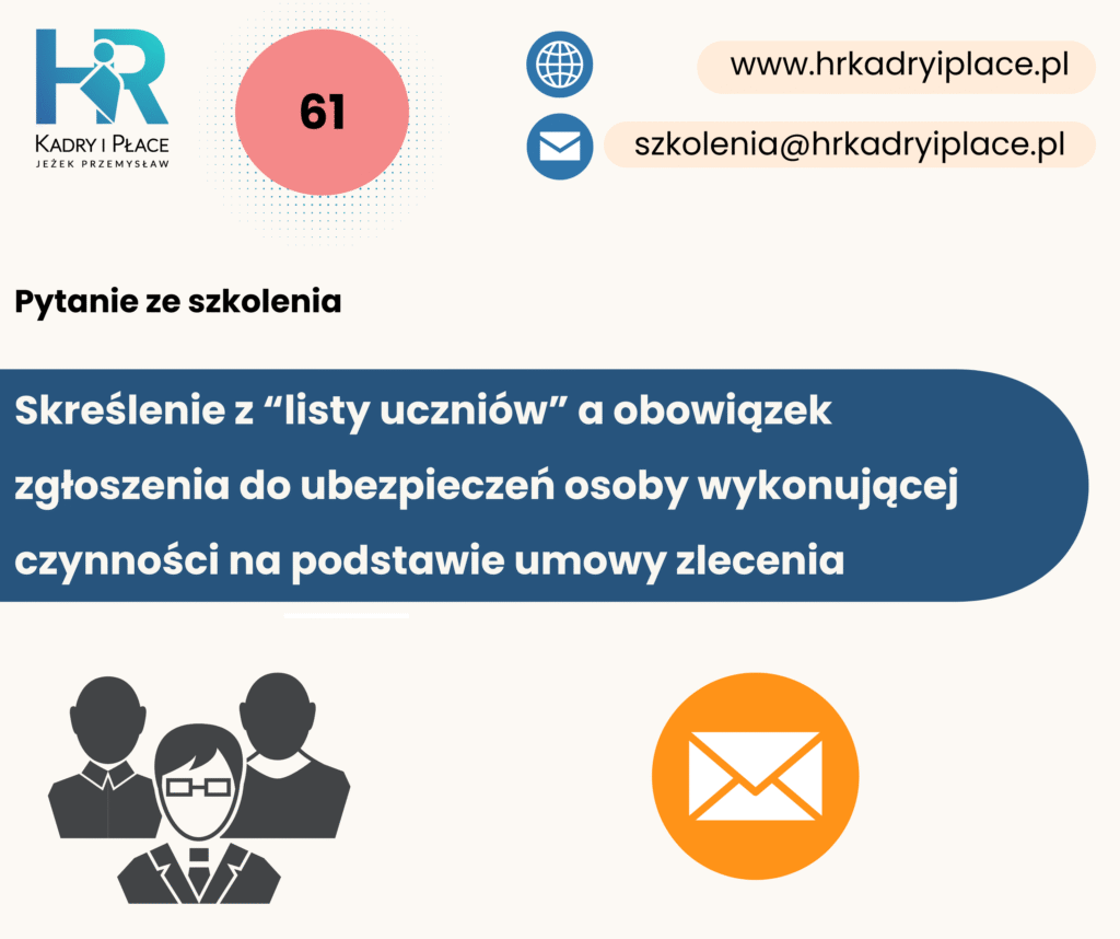 uczeń umowa zlecenia